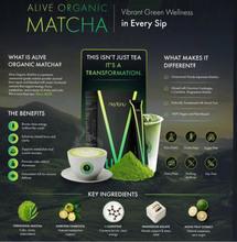 Load image into Gallery viewer, Alive FAT BURNING Matcha (1 box - 20 sachets)